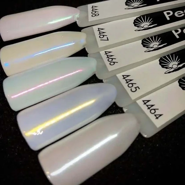 Nail Art Tırnak Süsleme İnci Tozu Pembe Yeşil Efekt RU4468 - Resim 2