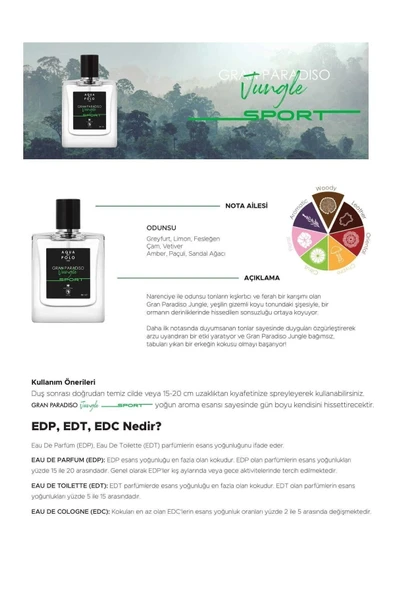 AQUA Dİ POLO GRAN PARADİSO JUNGLE SPORT 50ML - 7