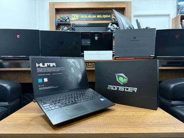 Monster Huma H5 V4.1.10 Intel Core i5 1235U 32GB RAM 1TB SSD Iris Xe 15.6” FHD 120Hz (İKİNCİ EL) - 4