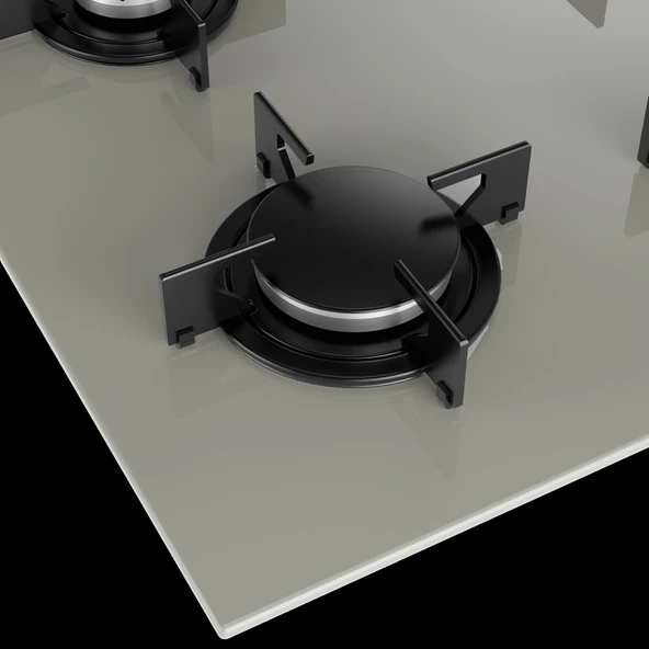 Arçelik OCD T 651 EG Gri Cam Ankastre Ocak - 4