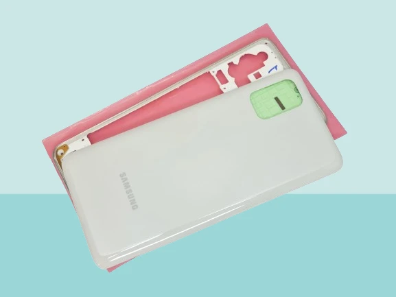 Tkgz - Samsung Galaxy M51 FULL KASA Arka Kapak Batarya Kapağı - BEYAZ ürün görseli