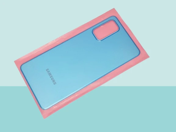 Tkgz - Samsung Galaxy M52 Arka Kapak Batarya Kapağı - MAVİ ürün görseli 1