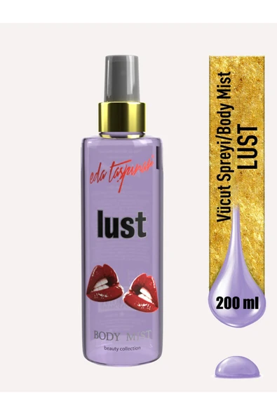 EDA TAŞPINAR LUST BODY MİST VÜCUT SPREYİ 200ML.
