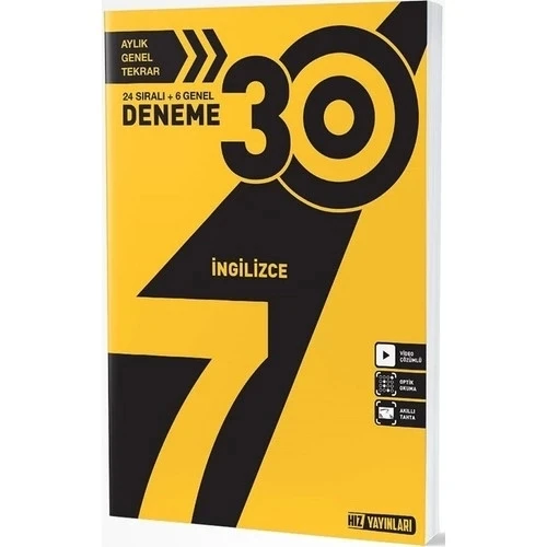 Hız 7.Sınıf İngilizce 30 Deneme