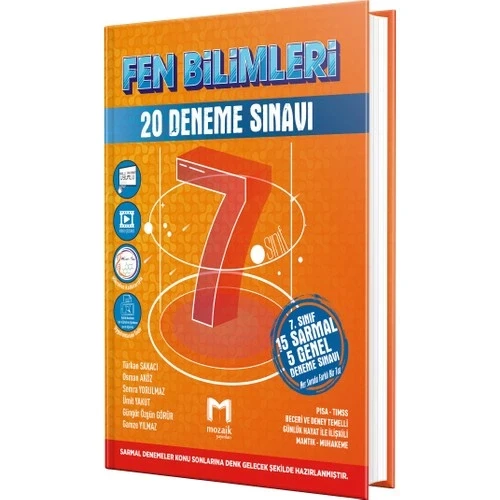 Mozaik 7.Sınıf Fen Bilimleri 20 Deneme Sınavı