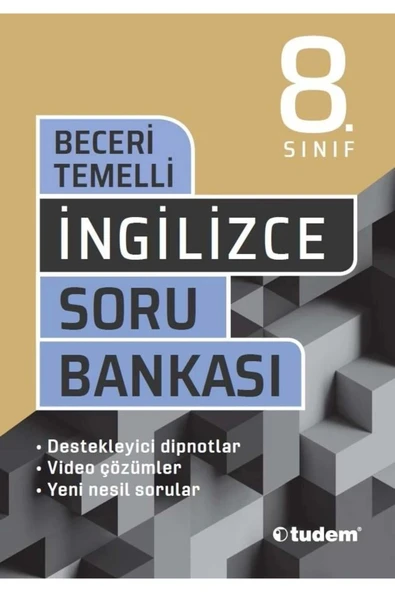 Tudem 8.Sınıf İngilizce Soru Bankası Beceri Temelli