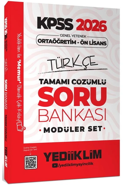 Kpss 2026 Gy Ortaöğretim Önlisans Çözümlü Soru Bankası Modüler Set 5 Li - 2