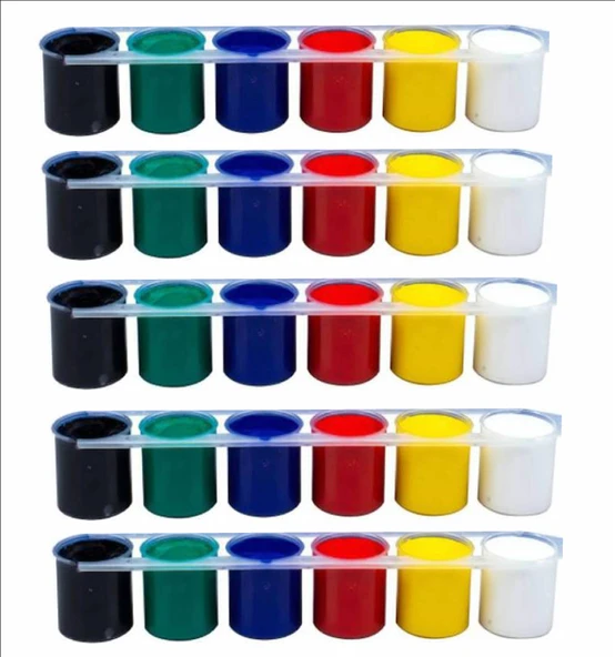 5 Adet 6LI 25 ML AKRİLİK BOYA ürün görseli 1