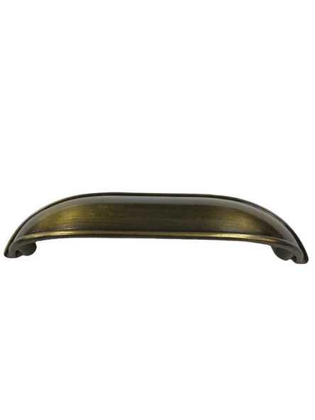 Avmdepo  Midye 96 mm Antik Sarı Kulp - 4