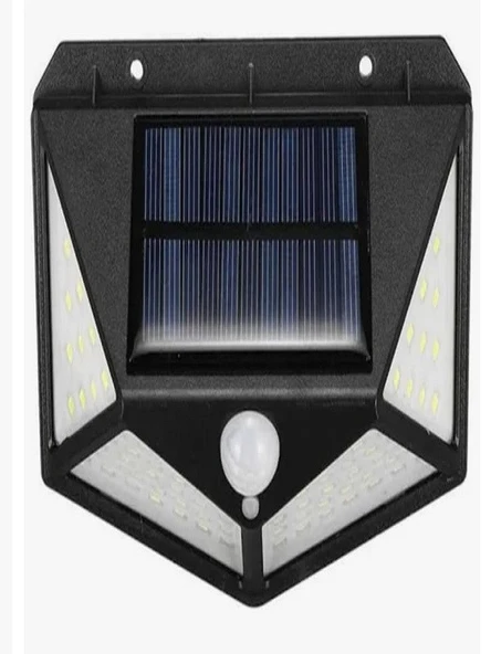 100 Ledli 3 ModGüneş Enerjili Solar Lamba Bahçe Yazlık Ev Led Hareket Sensörlü 4 Taraflı Aydınlatma - 3