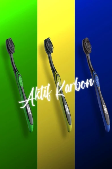 Glimo Aktif Karbonlu Ağız Bakım Diş Fırçası - 3