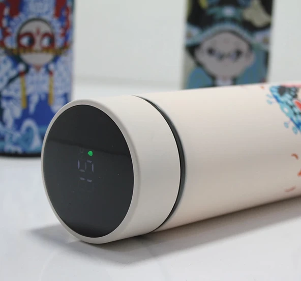 Dijital Göstergeli Paslanmaz Çelik Termos Alk247 - 4