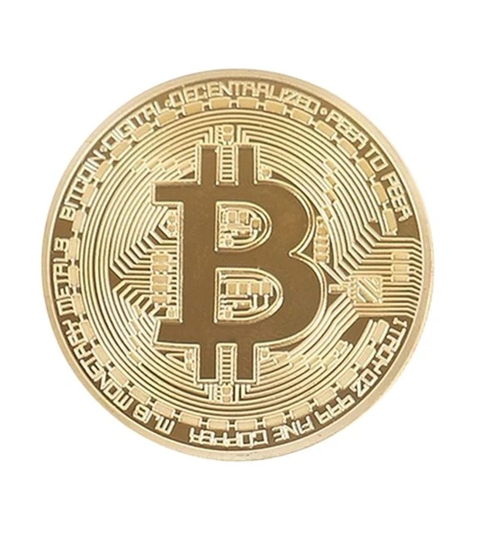 Bitcoin Madeni Hatıra Parası Hediyelik Para - 3