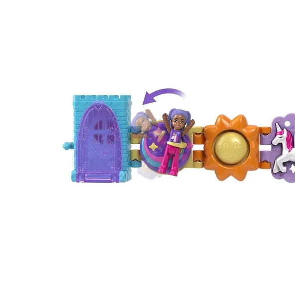 HKV67 Polly Pocket Bileklik Olabilen Sevimli Oyun Setleri - 7
