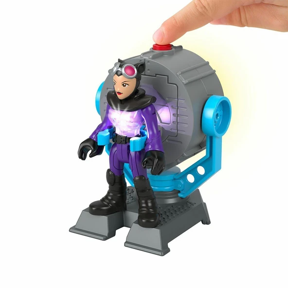 HFD47 Imaginext, Bat-Tech Bat-Signal Figür Seti, DC Super Friends - Resim 6