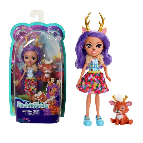 DVH87 Enchantimals Ana Karekter Bebekler / +4 yaş - 3