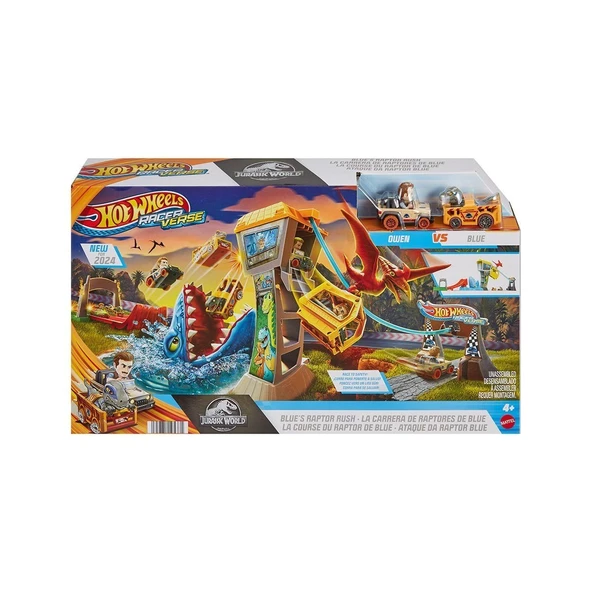 HTP12 Hot Wheels Racerverse Jurassic Pist Seti - 1