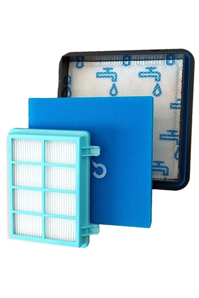 Uyumlu Philips Fc 9332/07 Alternatif Hortum Takımı Başlık Boru Hepa Filtre 6'lı - Resim 7