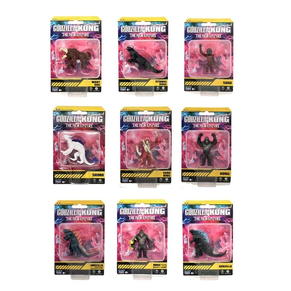 MN313000 Godzilla vs. Kong Mini Figür 5 cm - 35760 - Resim 8