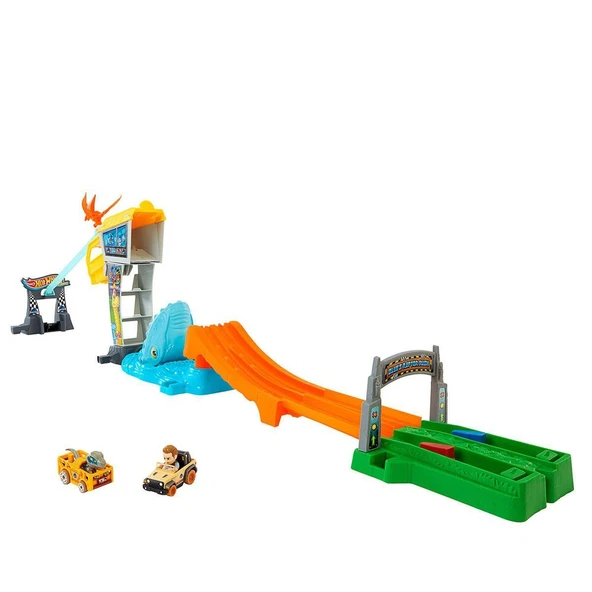 HTP12 Hot Wheels Racerverse Jurassic Pist Seti - 2