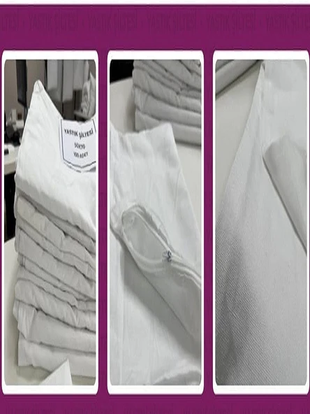 By özce beş Adet Pamuklu Yastık Iç Kılıfı