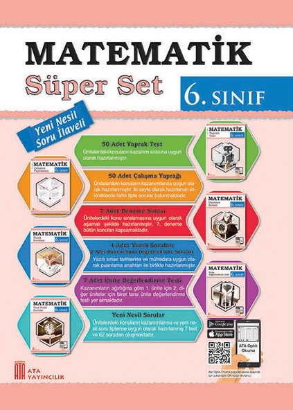 Ata 6.Sınıf Yeni Nesil Sorularla Ben Korkmam Matematik + Süper Set - Resim 4