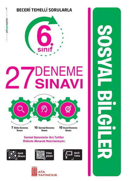 Ata 6.Sınıf Yüzde Yüz Yeni Nesil Sosyal Max + 27 Deneme Sınavı - Resim 3