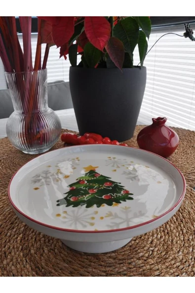 Çam Ağacı Kek Standı- 20 cm.