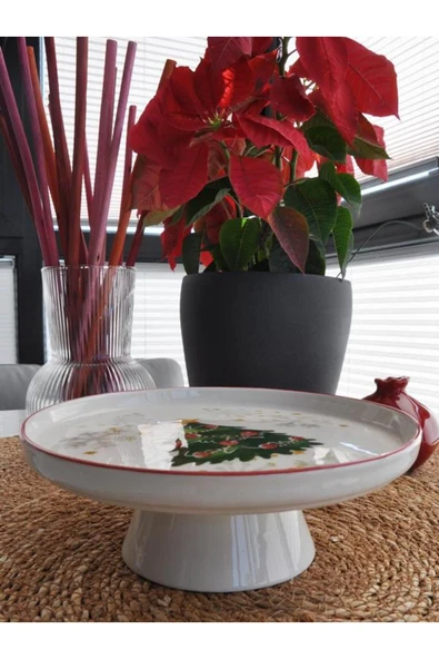 Çam Ağacı Kek Standı- 20 cm. - 3