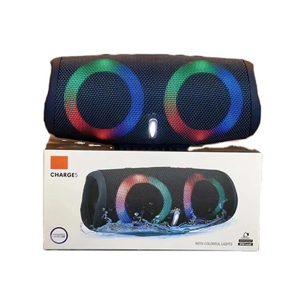 TT Charce5 RGB Aydınlatmalı Bluetooth Hoparlör USB/TF Kart - 4