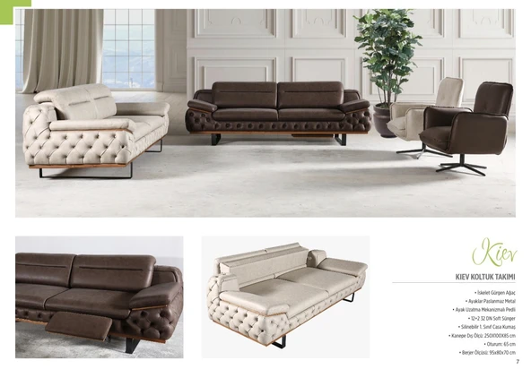 Zuliden Kiev Koltuk Takımı