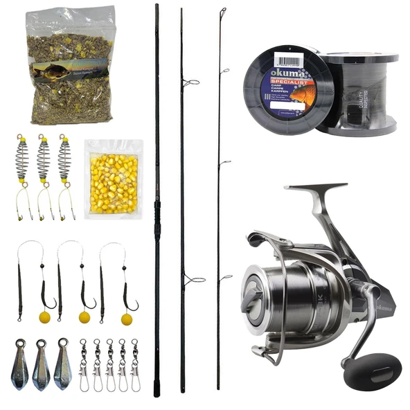 YekOutdoor Profesyonel Göl Oltası Seti Prologic C-Series 12FT 360 cm 3.5 lb 3 Parça&Okuma SURF-8K Olta Makinesi ürün görseli 1