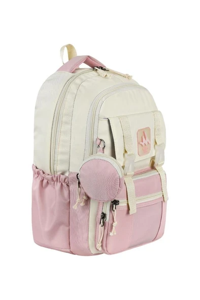 Lise İlköğretim Çantası Cüzdanlı  45*32 Cm Anahtarlıklı Cüzdan Hediyeli - 9