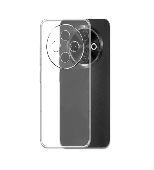 Tecno Spark 30 Kılıf Kamera Korumalı Silikon Şeffaf Arka Kapak