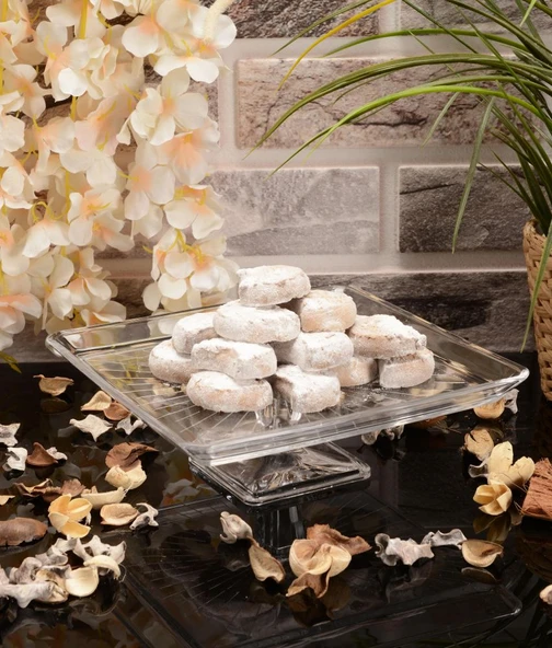 Paşabahçe Madlen Ayaklı Servis Tabağı 950007 - 3