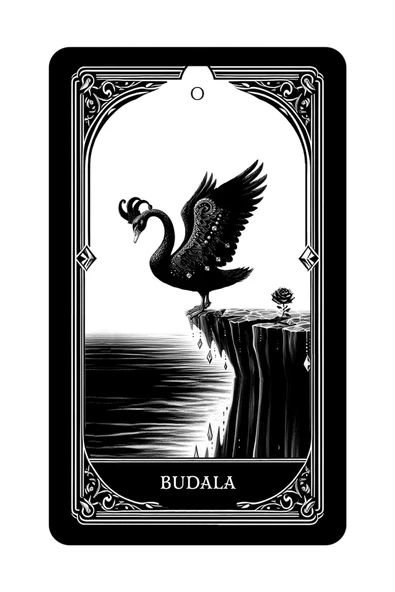 Siyah Kuğu Tarot - 78 Kartlık Deste ve Tarot'un Görsel Anahtarı Mini Rehber - Siyah Baskı - 2