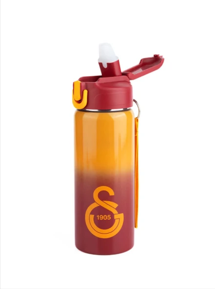 Lisanslı Galatasaray Çelik Matara 600ML - 2