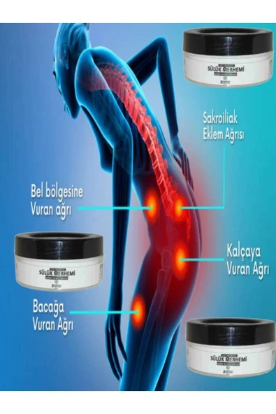 Mucizevi Sülük Merhemi Tüm Vücut Sızıları Ağ.rı Ve Masaj Kremi 50 ml - 2