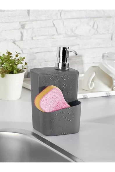 650 Ml 2'si 1 arada Akıllı Sabunluk ve Süngerlik - 8