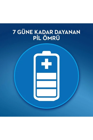 Oral-B D100 Vitality Cross Action Şarjlı Diş Fırçası Beyaz-Siyah - Resim 2