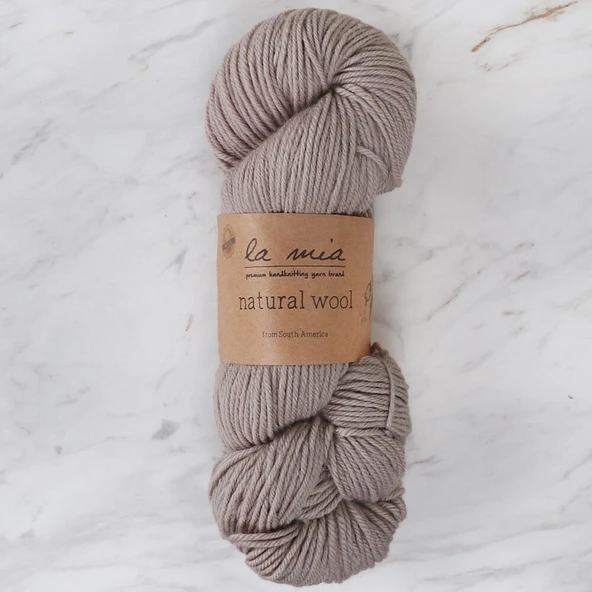 La Mia Natural Wool Bej El Örgü İpi - H3 - 33605 ürün görseli 1