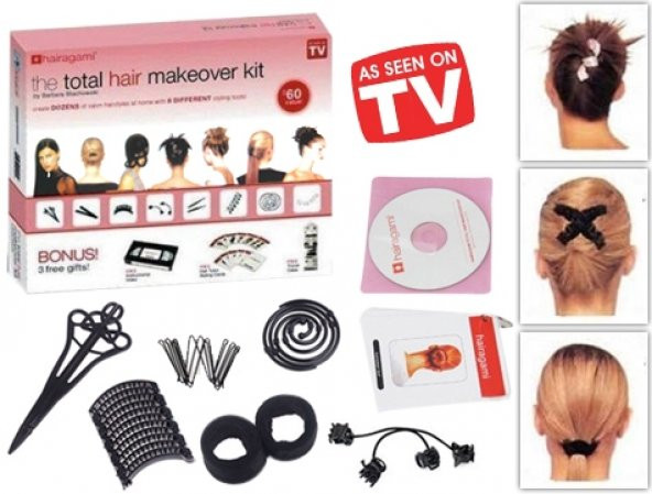 HİLAYS Hairagami 12 Parça Saç Tasarım ve DVD Seti