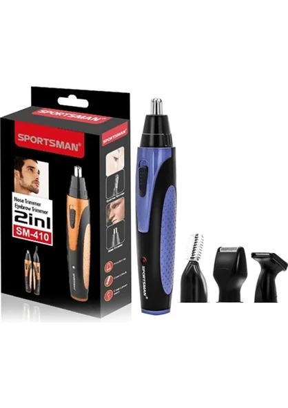 4 In 1 TYPE1BLUE Stili 4 1 Elektrikli Burun ve Kulak Düzeltici Erkekler Için Kaş Düzeltici Makası Şarj Edilebilir