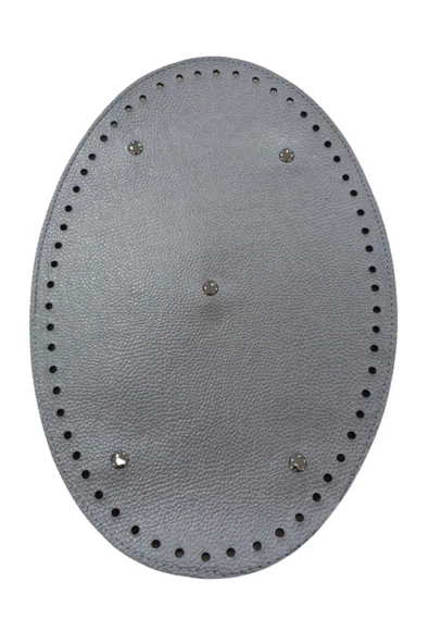 Çanta Tabanı oval 20 cm Gümüş