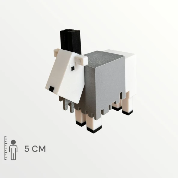 Minecraft Çiftlik Set Steve Alex Köylü Arı Tavuk Koyun İnek Keçi At - 8