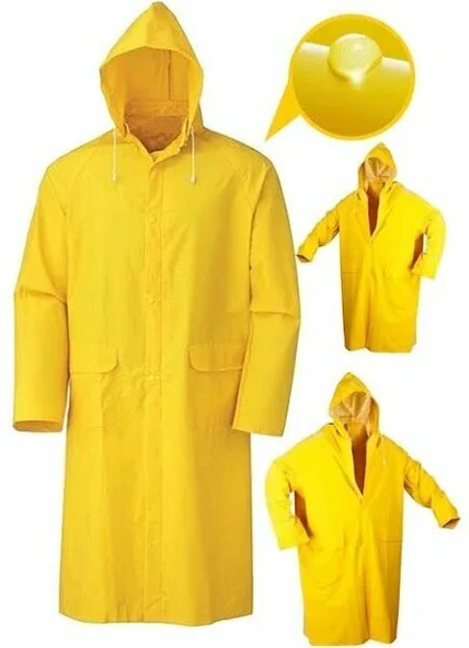 GUARD YENİ NESİL PVC YAĞMURLUK SARI XXL