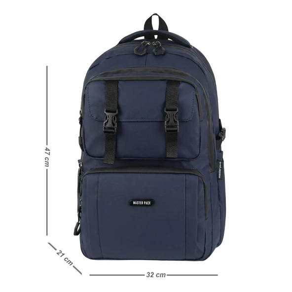 Erkek Sırt Çantası Business Evrak Çantası 47*32 Cm Lise Ve Üniversite İçin Uygun Laptop Bölmeli - 7