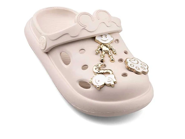 Twingo Çocuk Crocs Taşlı Bahçe Plaj Sahil Banyo Terlik 202