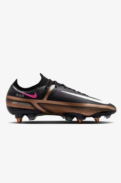 Nike Phantom GT 2 Elite SG-PRO AC DR5956-810 Siyah Erkek Futbol Krampon - Resim 7