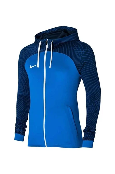 Nike M Dri-FIT Strike23 Hooded Track Jacket Knit DR2571-463 Lacivert Mavi Erkek Eşofman Üstü - 1